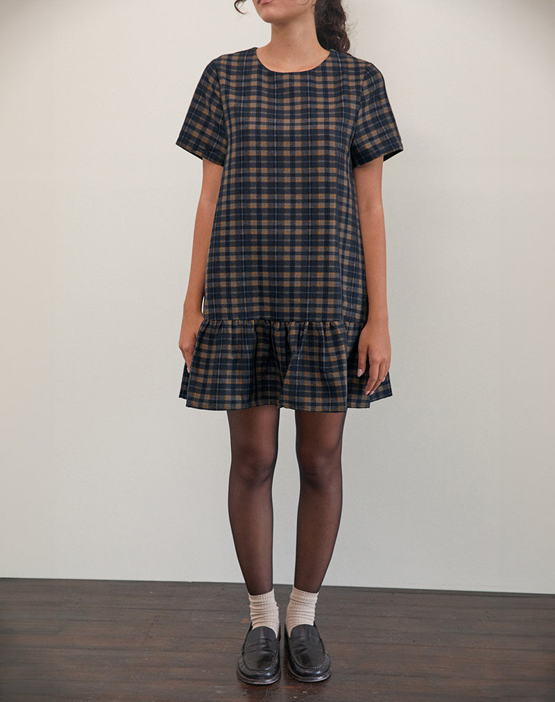 Plaid smock dress hotsell