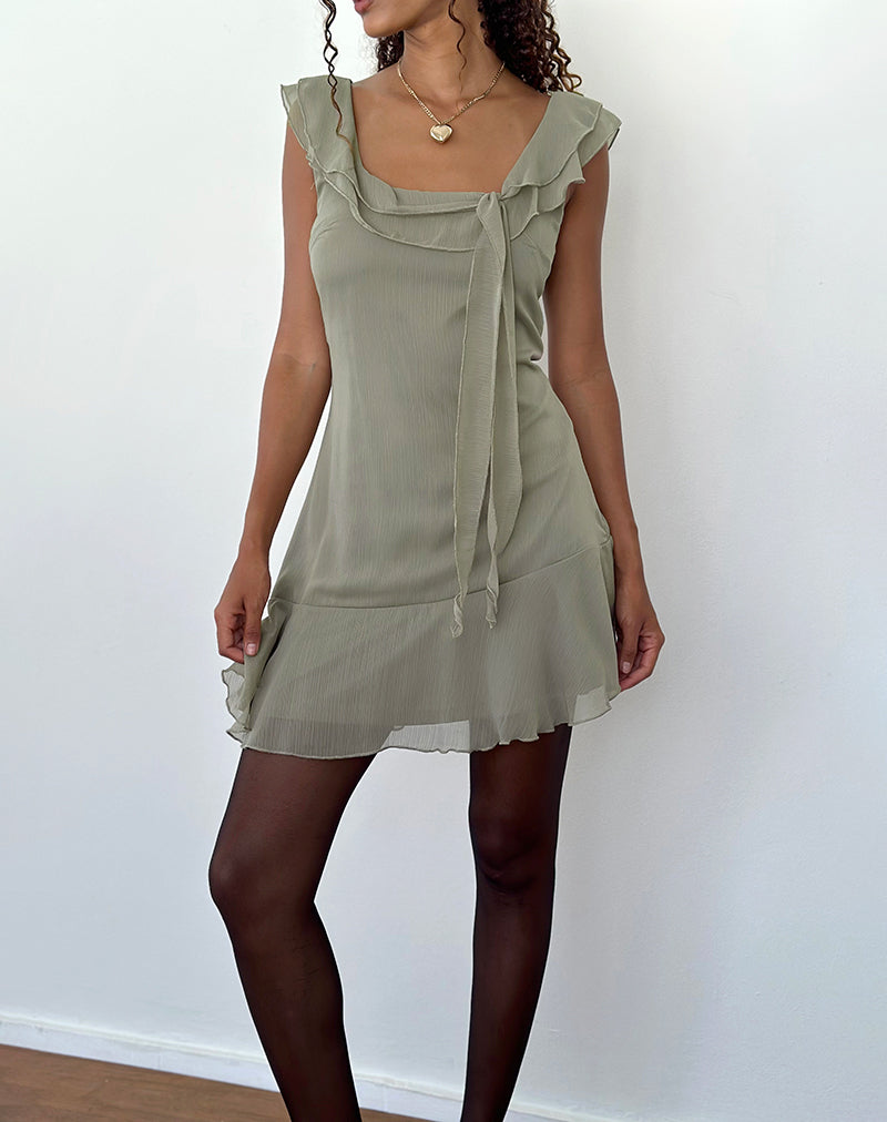 Chiffon mini outlet dress