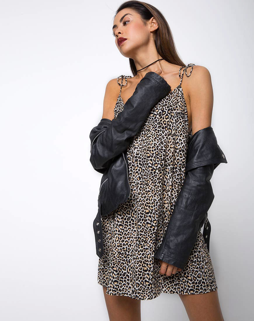 Motel elgia dress on sale leopard