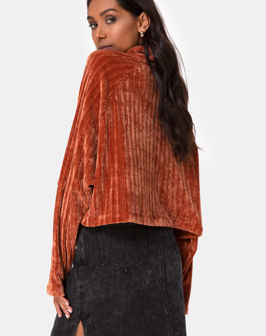 Rust 2025 cropped sweater