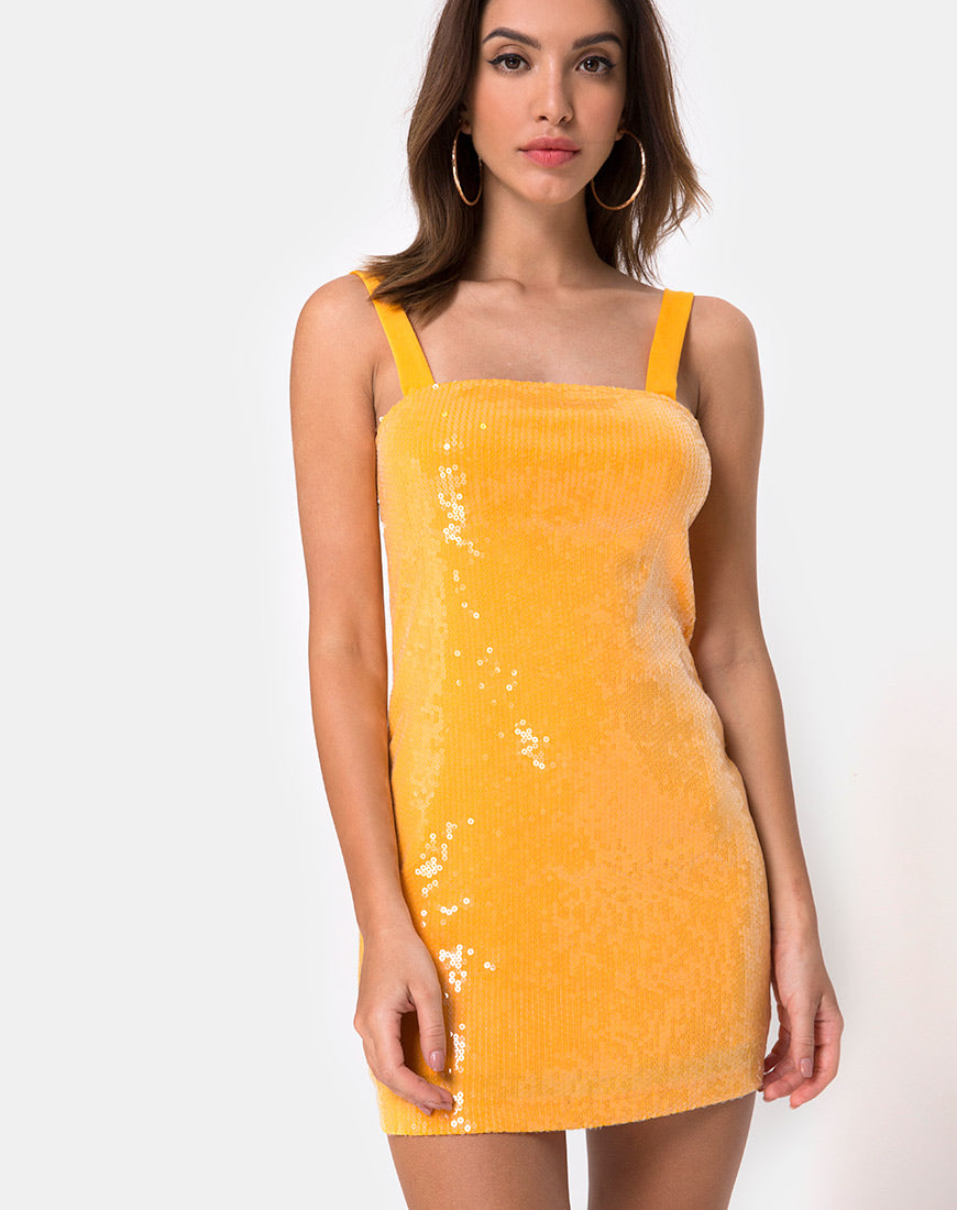 Tangerine The Hills Contrast Dress