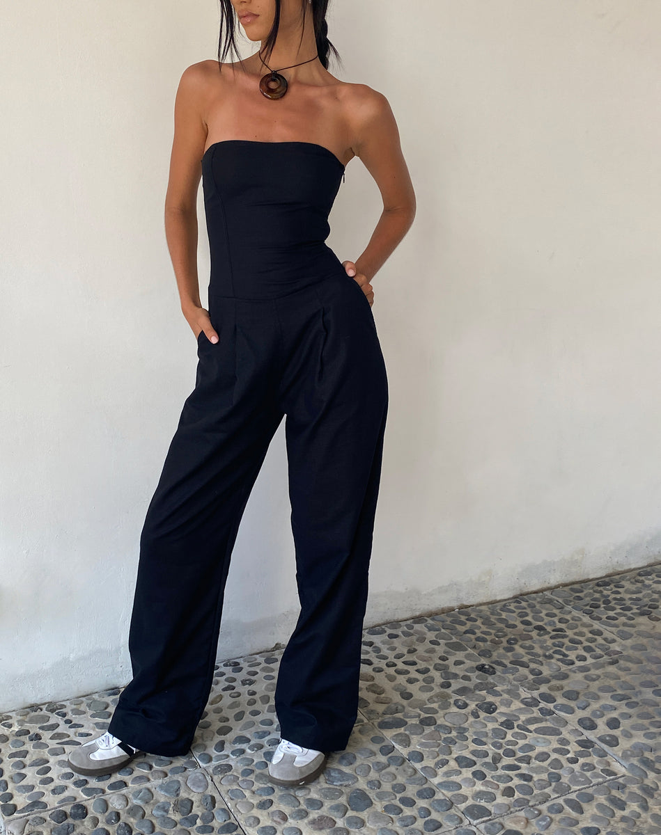 Black 2024 dress jumpsuit