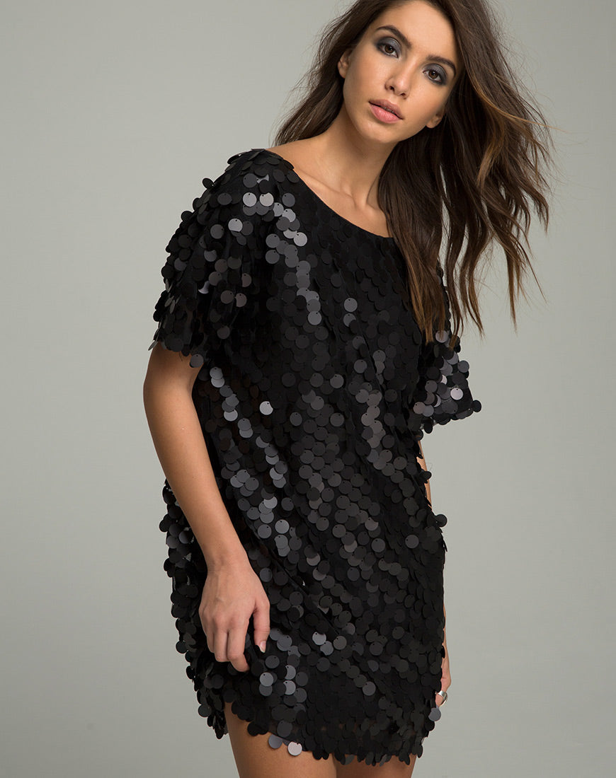 Matte sequin outlet dress