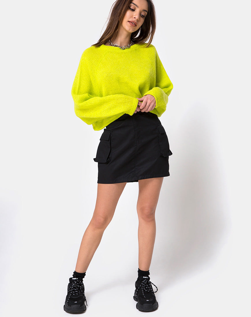 Neon cargo outlet skirt