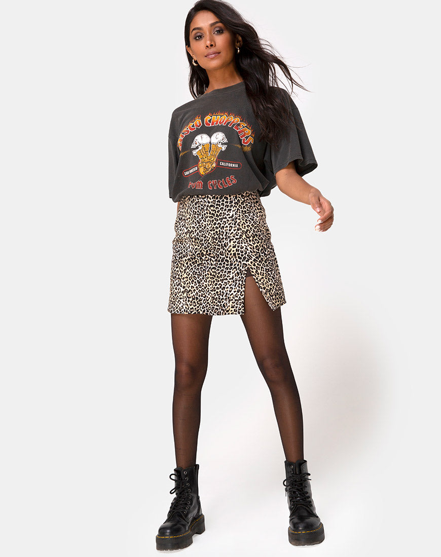 Leopard skirt motel rocks hotsell