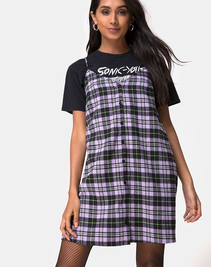 Checkered on sale slip dress