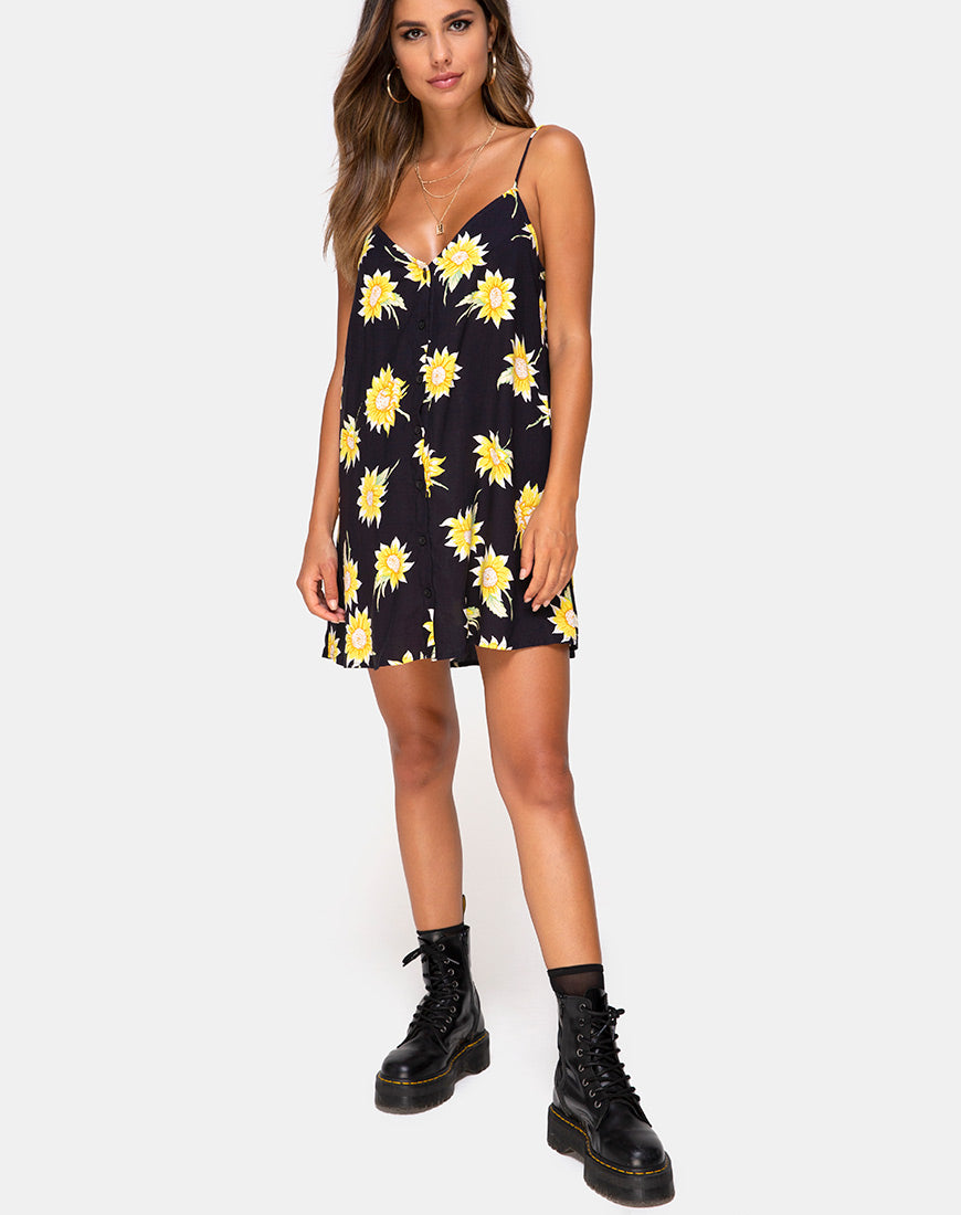 Motel rocks sunflower clearance dress