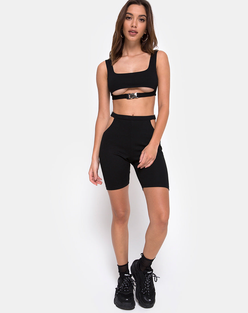 Short black hot sale bike shorts