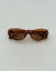 Image of Aldabra Oval Sunglasses in Tortoise Shell