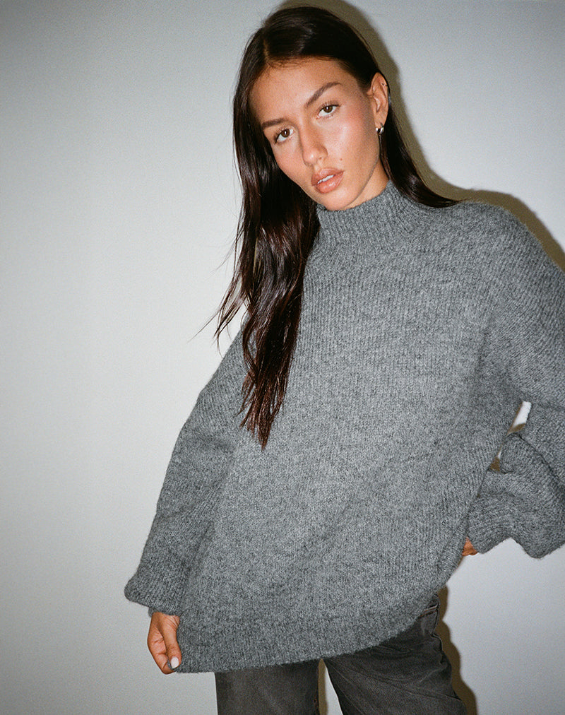 Image of Amato Oversized Jumper in Grey