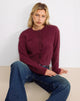 Image of Audrina Cardi in Fluffy Burgundy