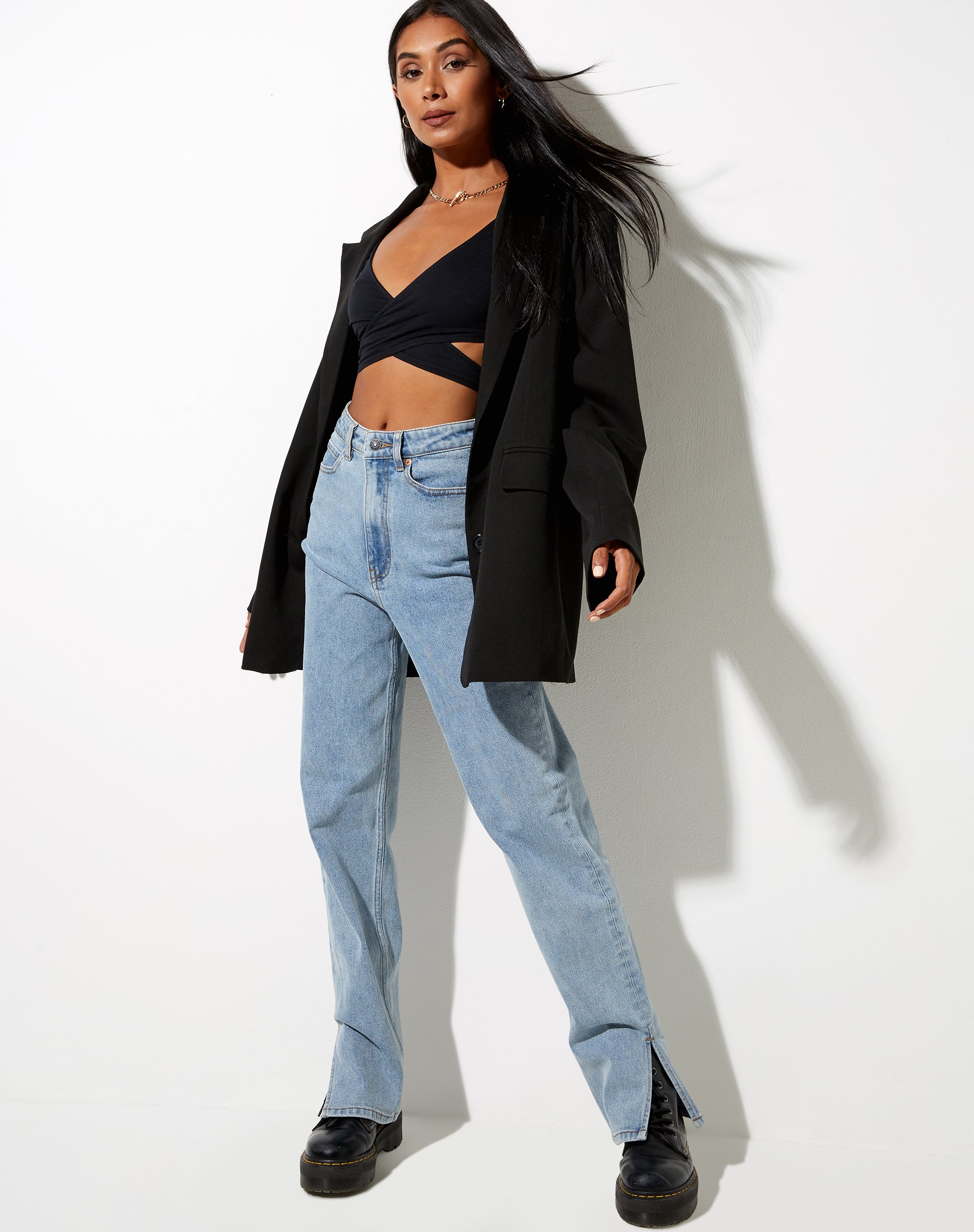 Image of Baxter Crop Top in Black