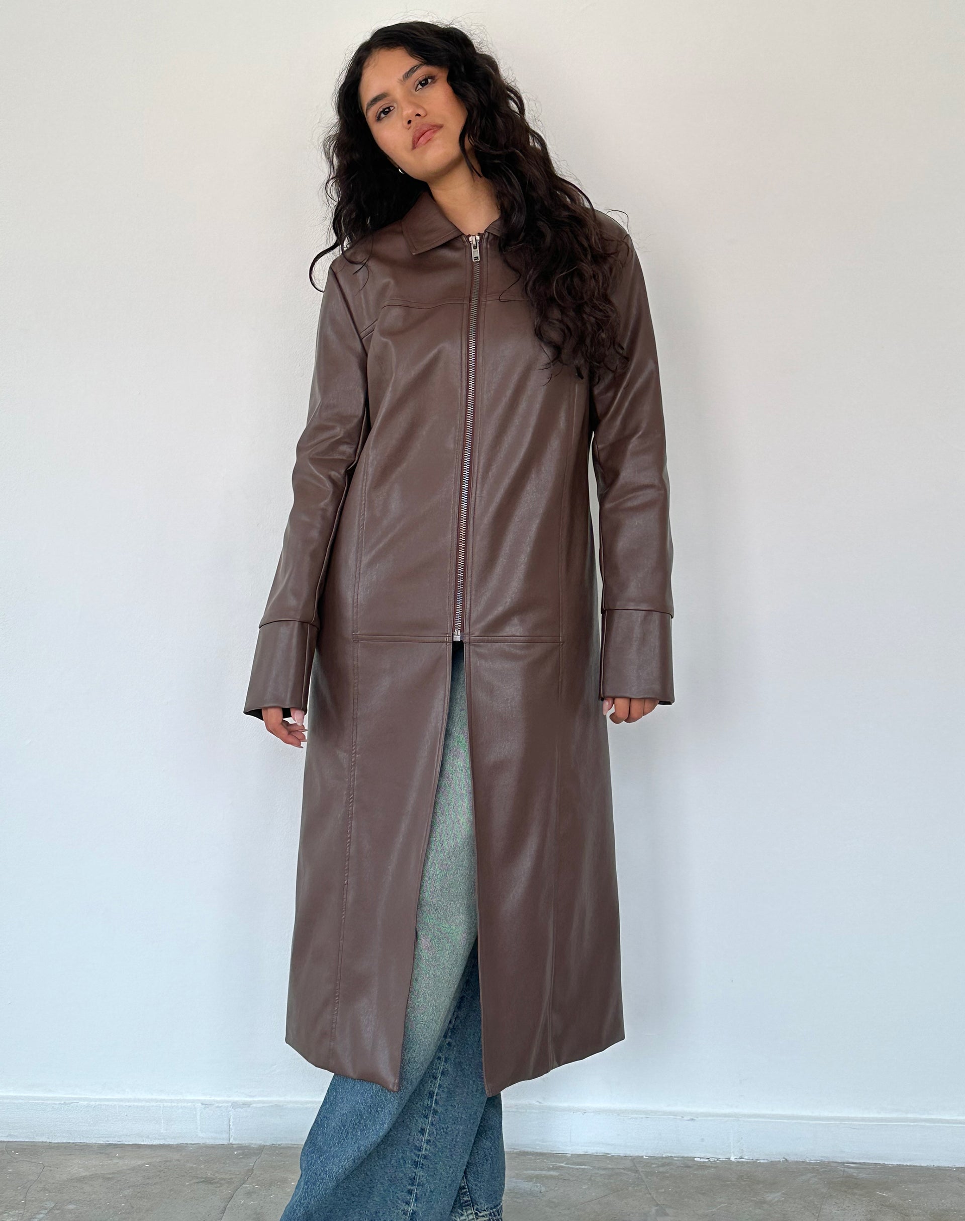 Long 2025 pu coat