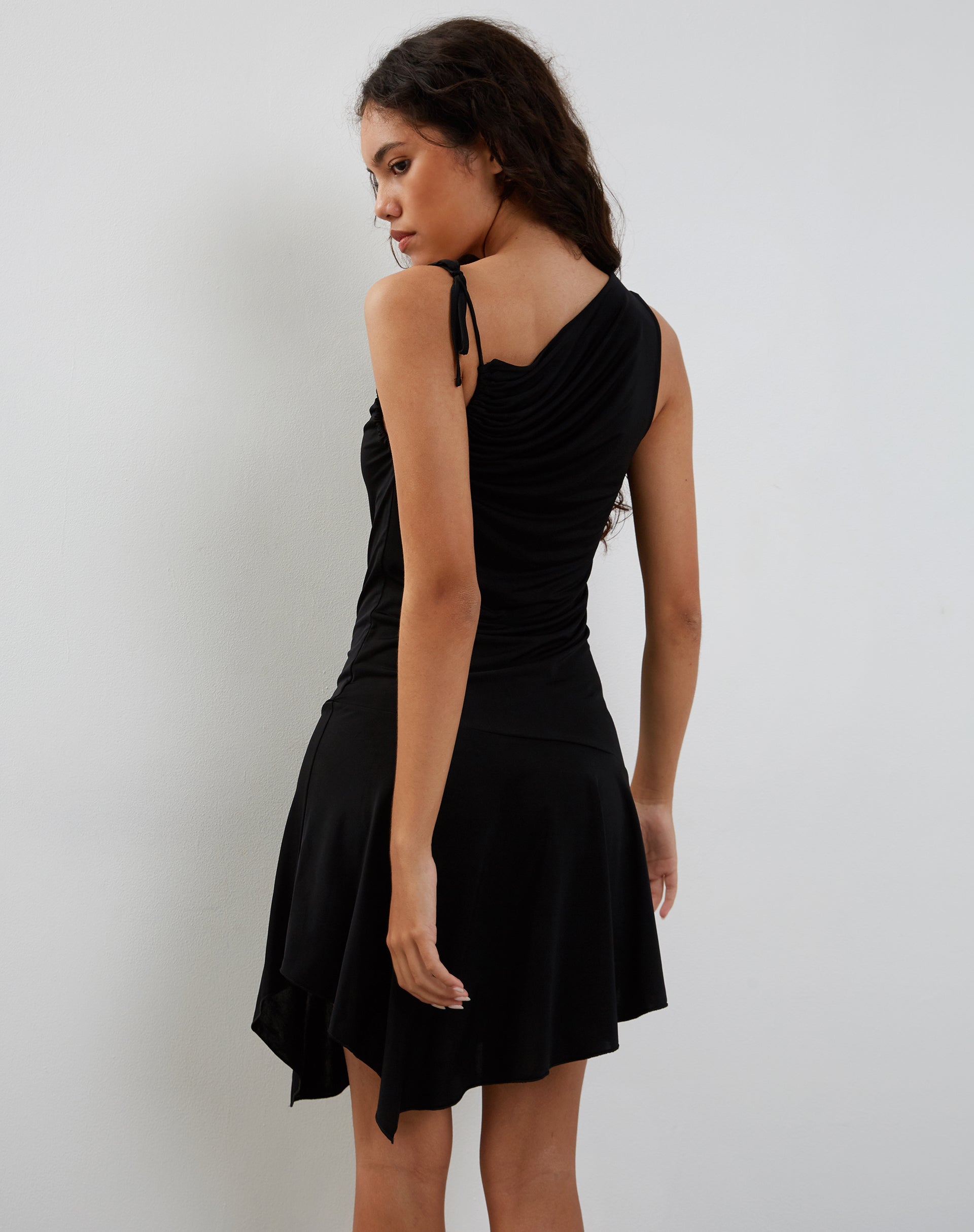 Long black outlet slinky dress