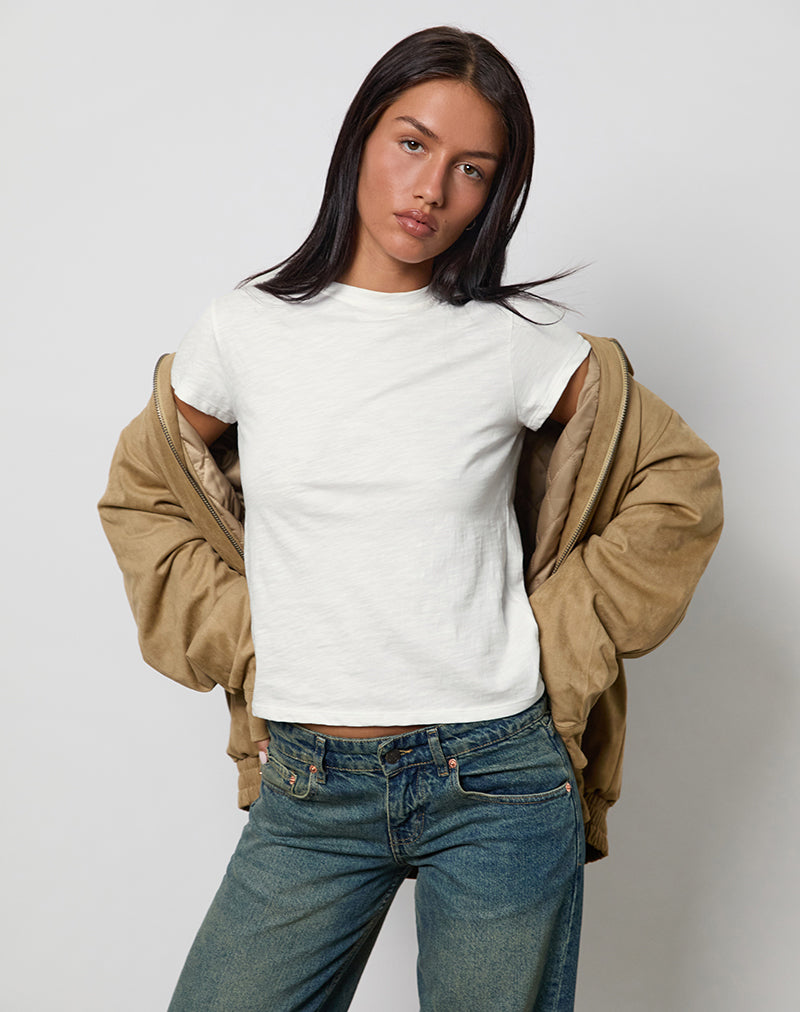 Image of Clio Baggy Tee in Ivory