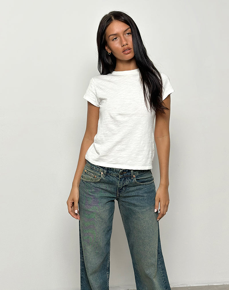 Image of Clio Baggy Tee in Ivory