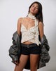 Image of Cojira Top With Scarf in Bambi Ivory