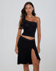 Image of Laudine Midi Skirt in Black