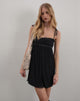 Image of Damiera Mini Dress in Black