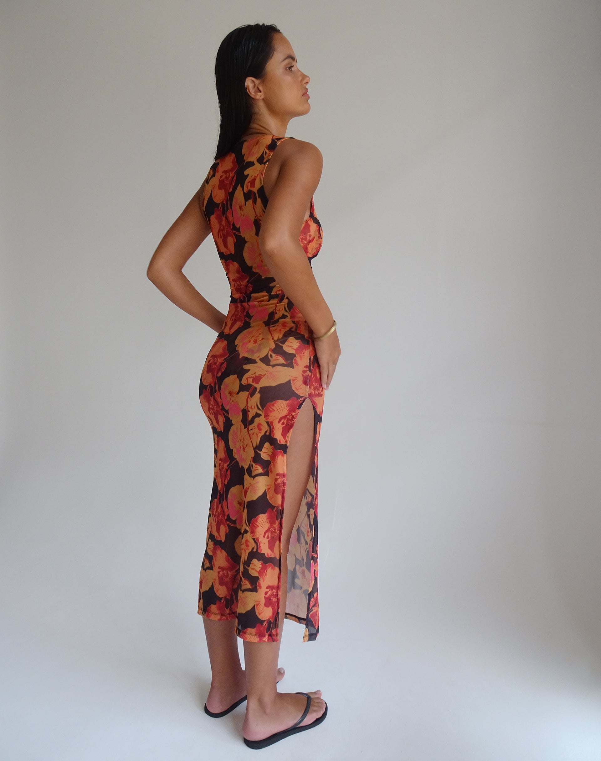 Image of Farsha Maxi Dress in Orchid Sunset