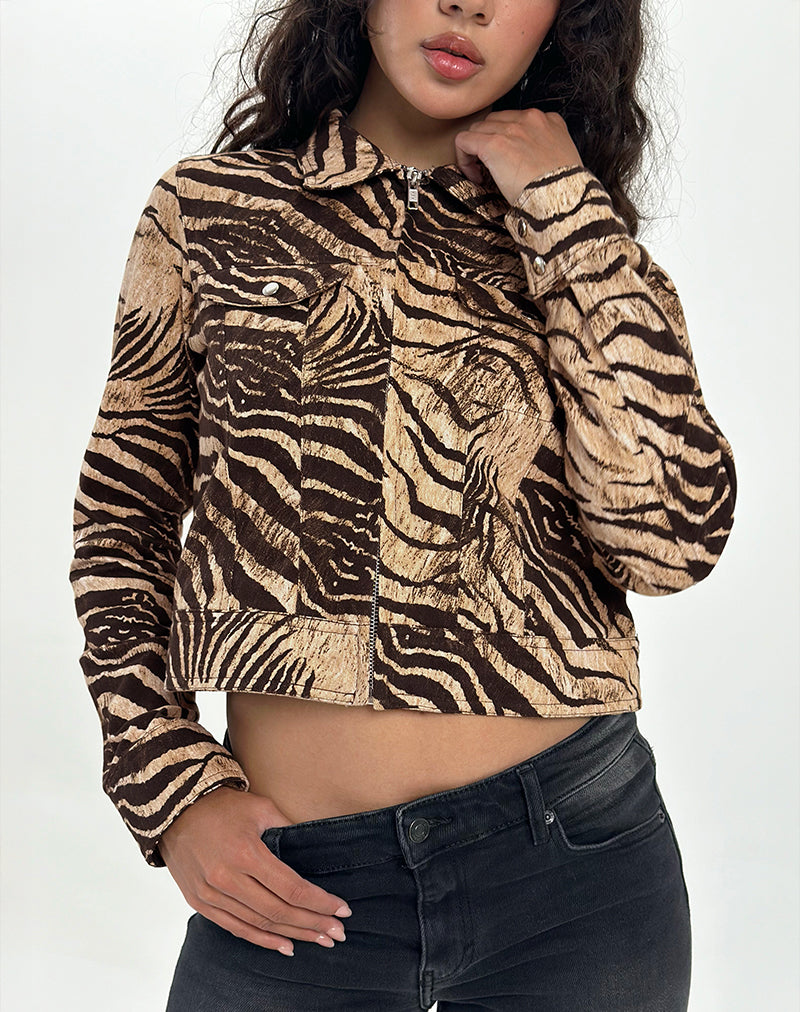 Image of Hoshi Jacket in Wild Animal Print