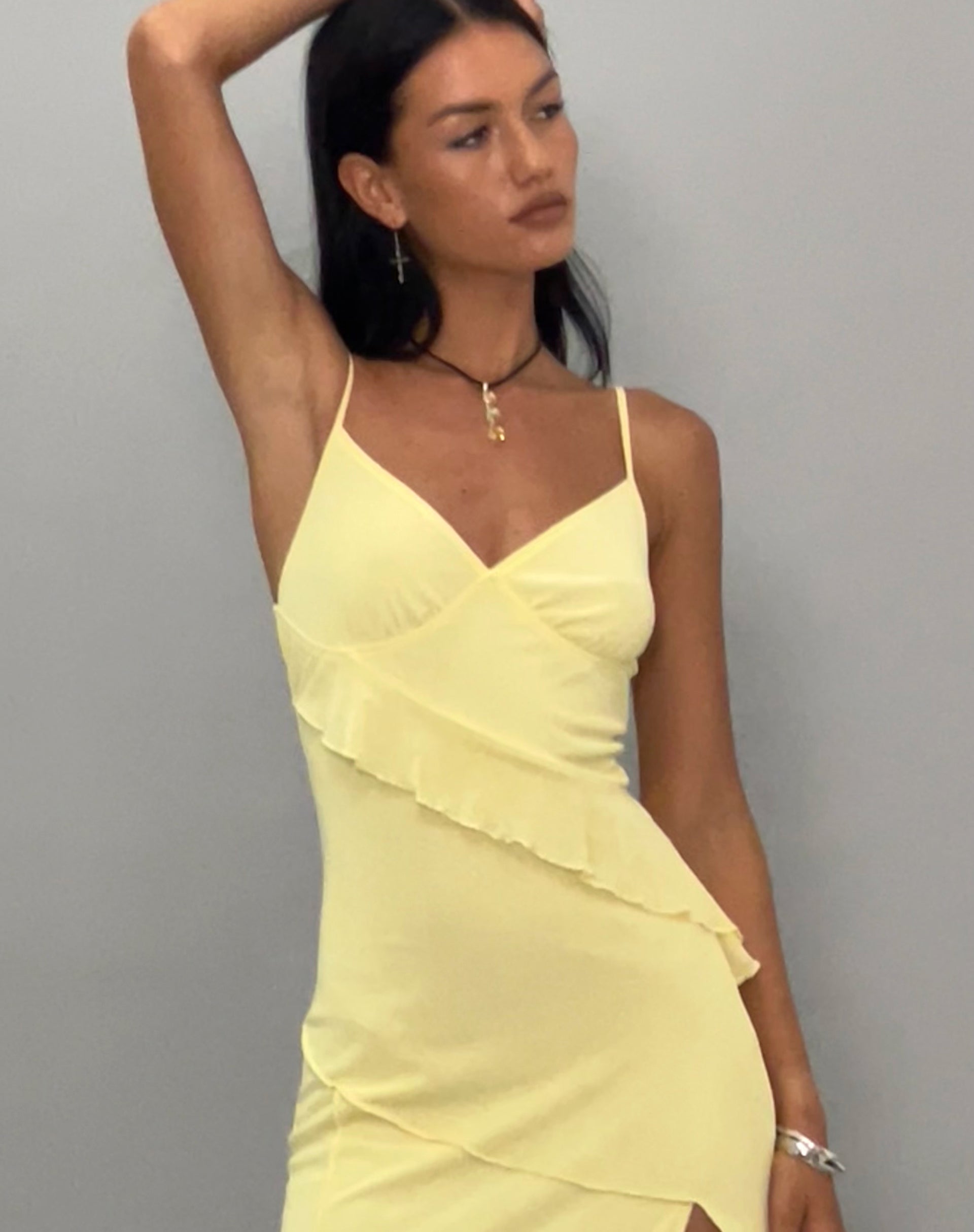 Lemon 2025 ruffle dress