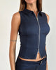 Image of Janae Vest Top in Chambray Denim