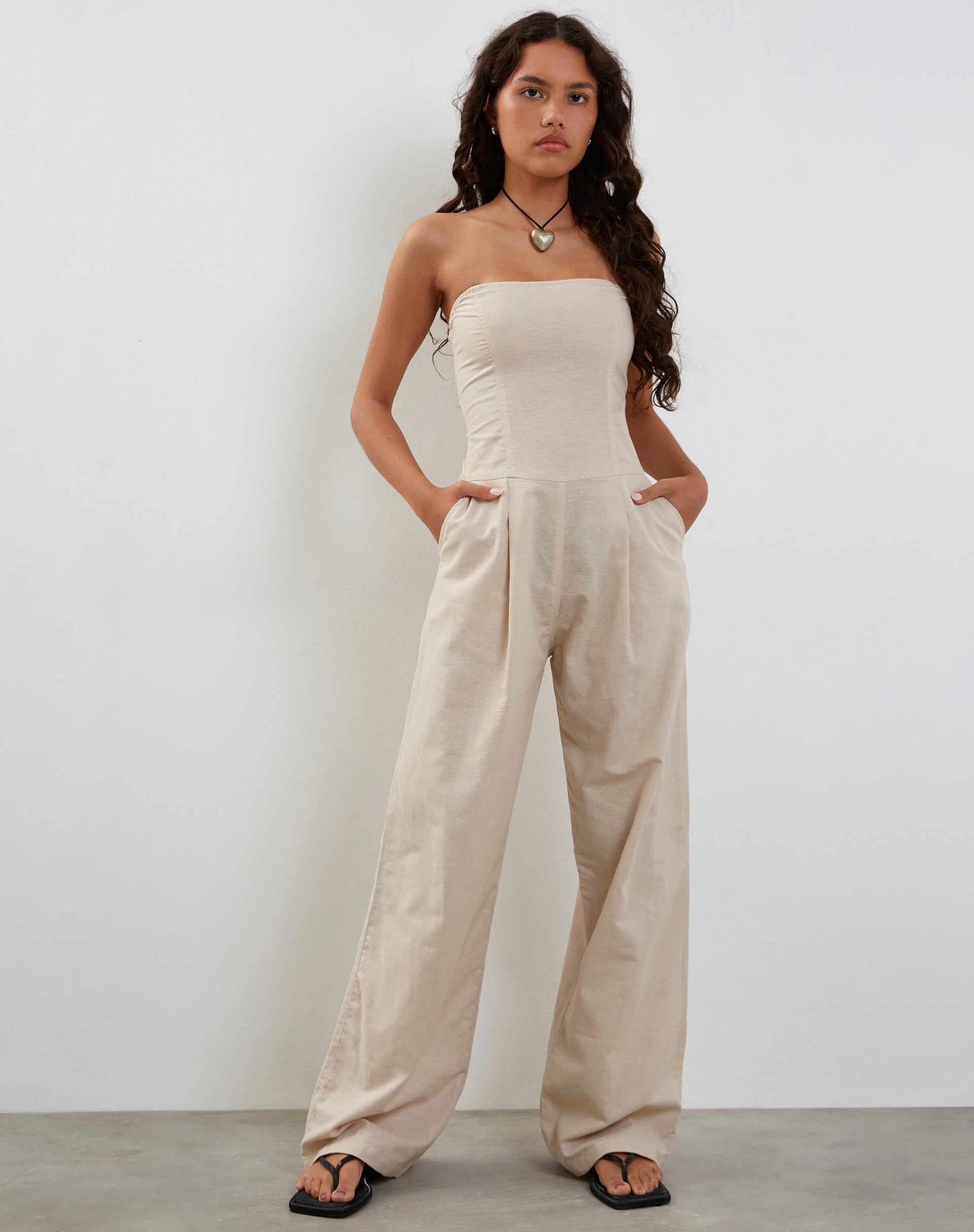 Bandeau double layer store jumpsuit