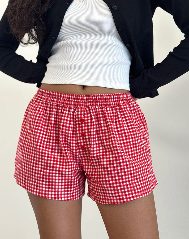 Checkered shorts best sale