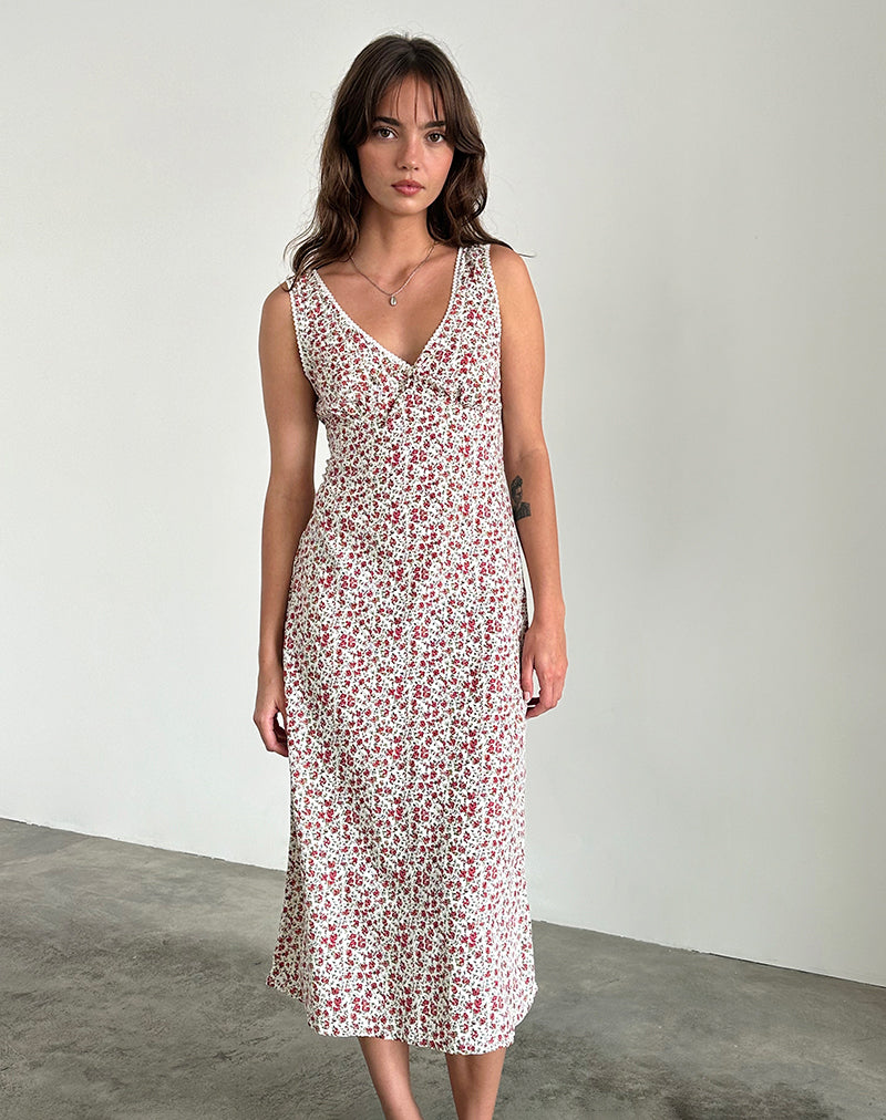 Image of Lavisha Midi Dress in Pretty Ditsy