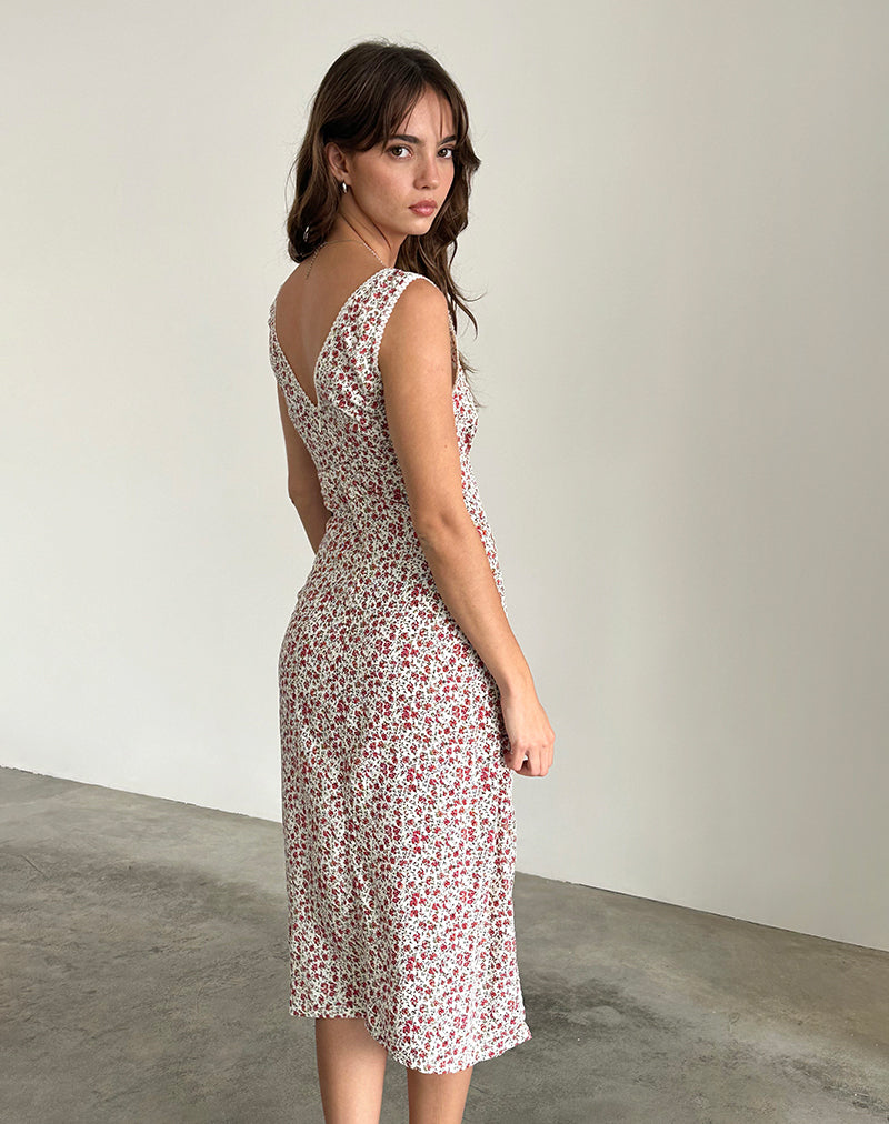 Image of Lavisha Midi Dress in Pretty Ditsy