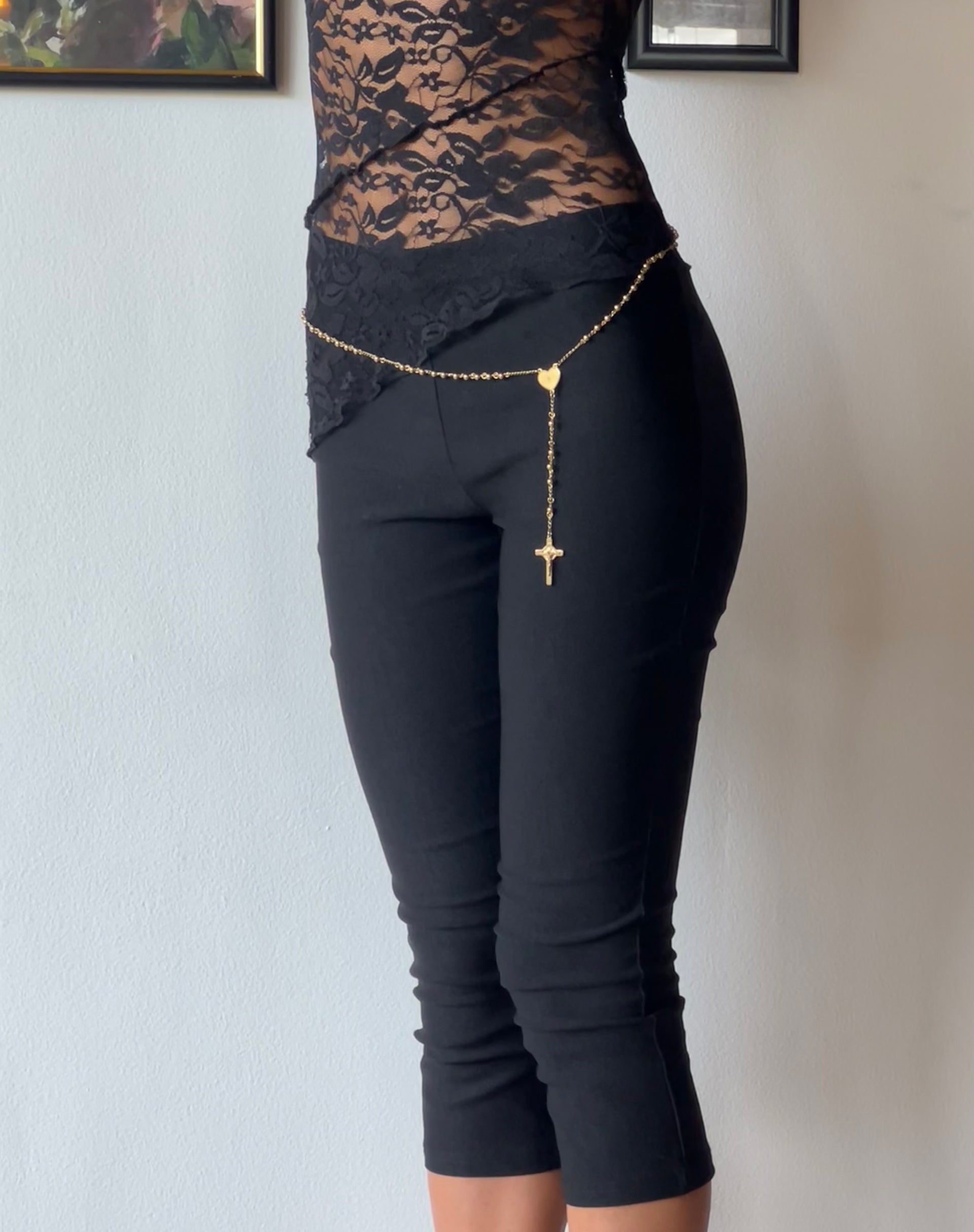 Black stretch crop pants new arrivals