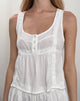 Image of Maple Scoop Neck Peplum Top in Ivory