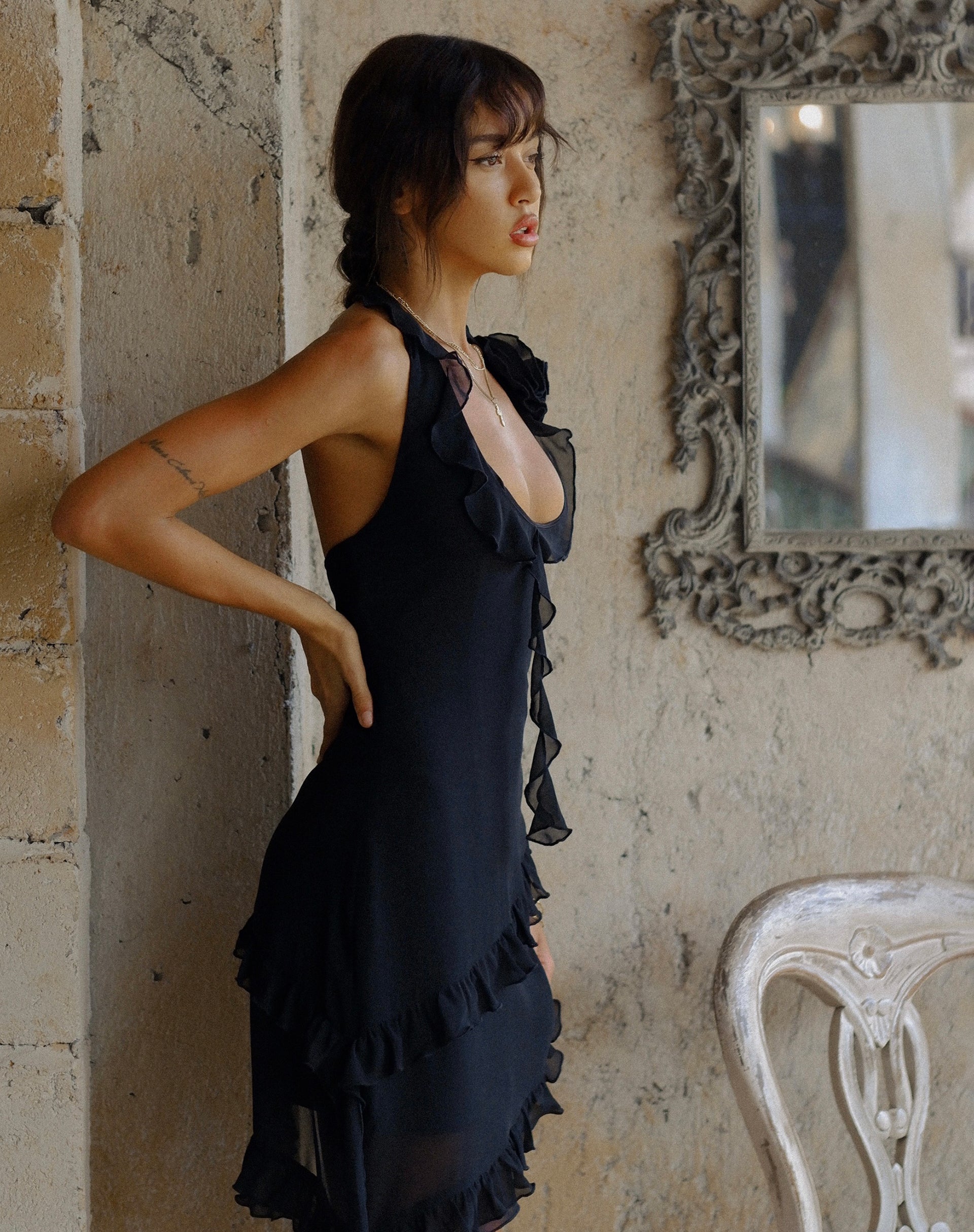 Chanel Black Lace Dress - Desert Vintage