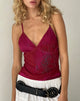 Image of Marian Cami Top in Plum Watercolour