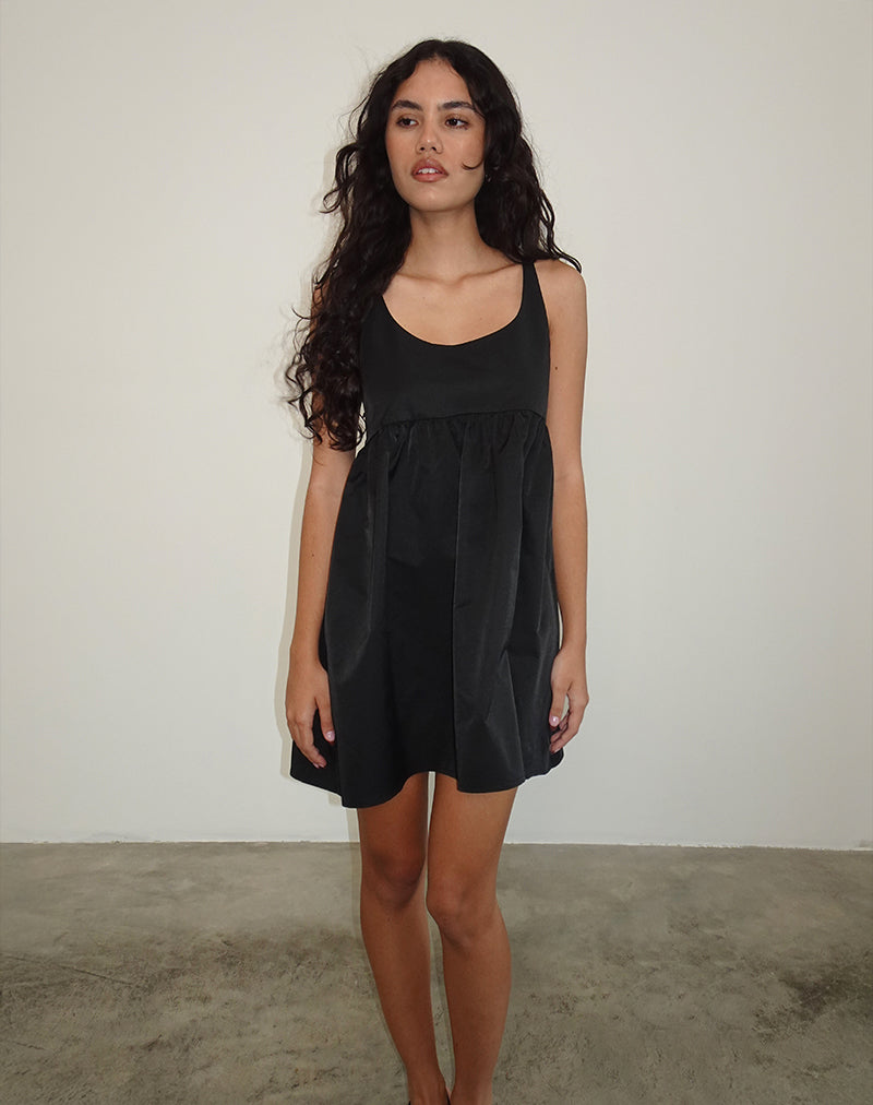 Image of Marona Mini Dress in Black