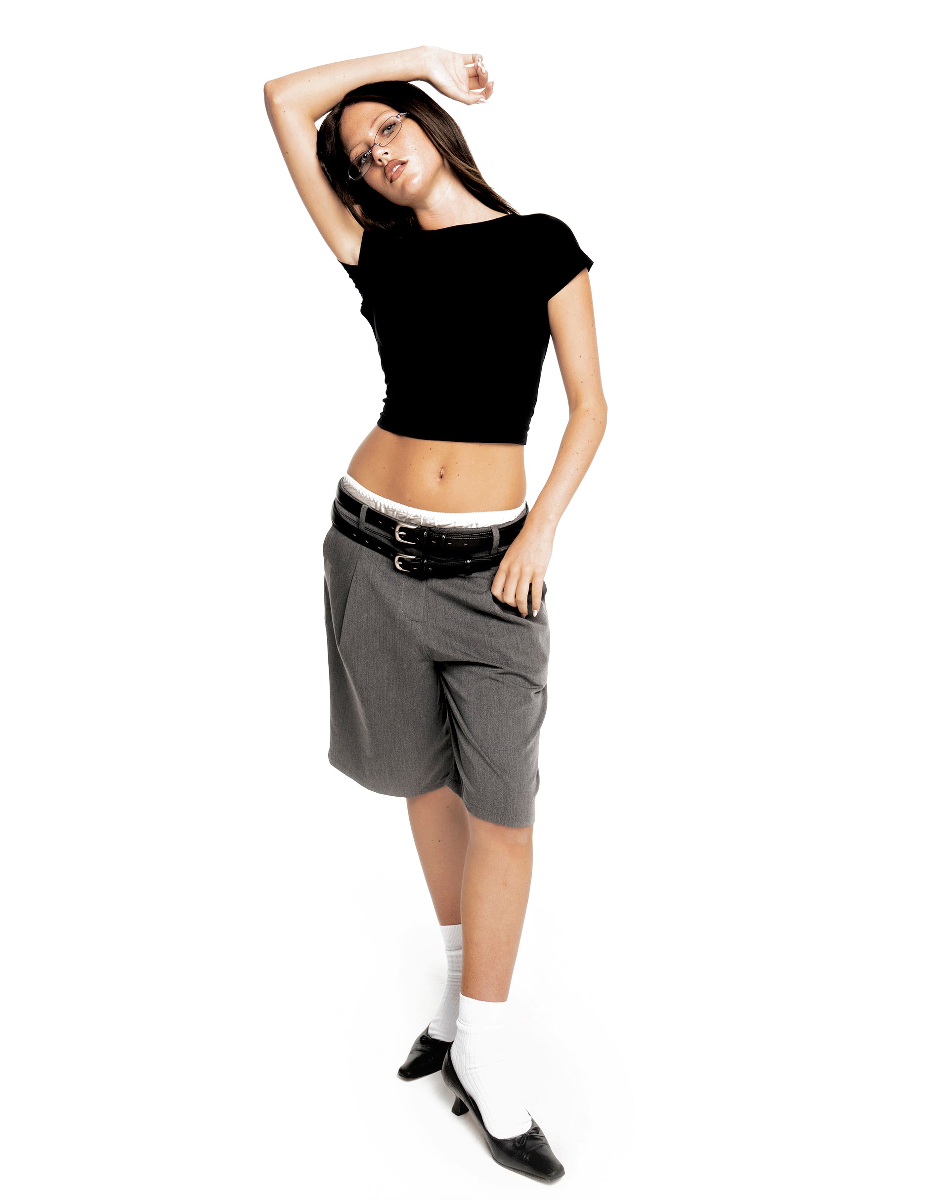 Black shorts with white hot sale lining