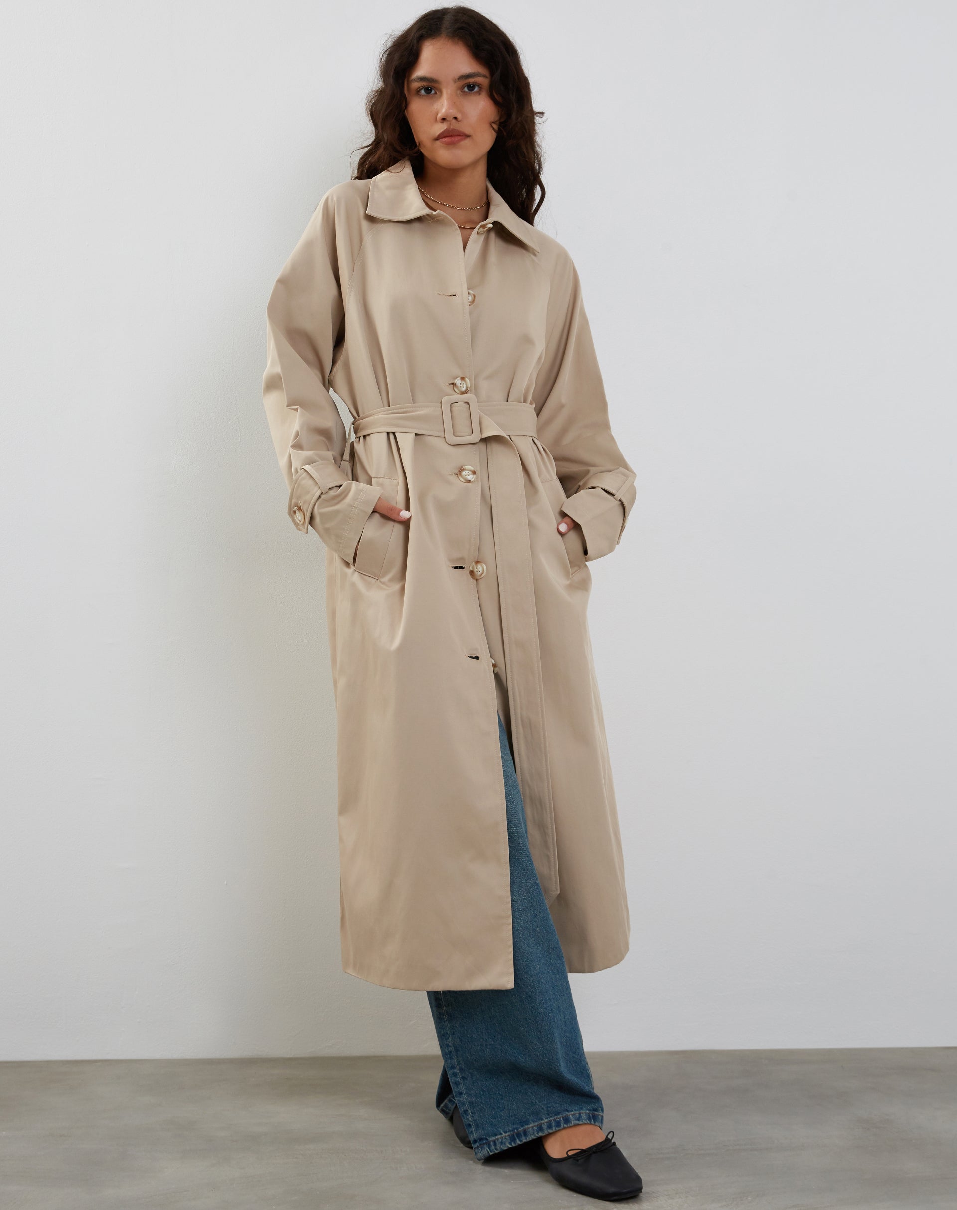 OHOTORO Firenze Trench Coat light khaki-