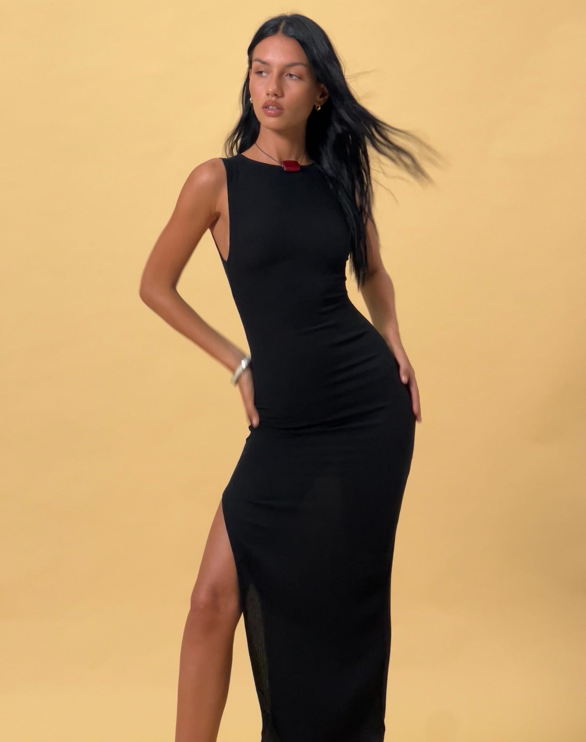 Little black maxi dress sale