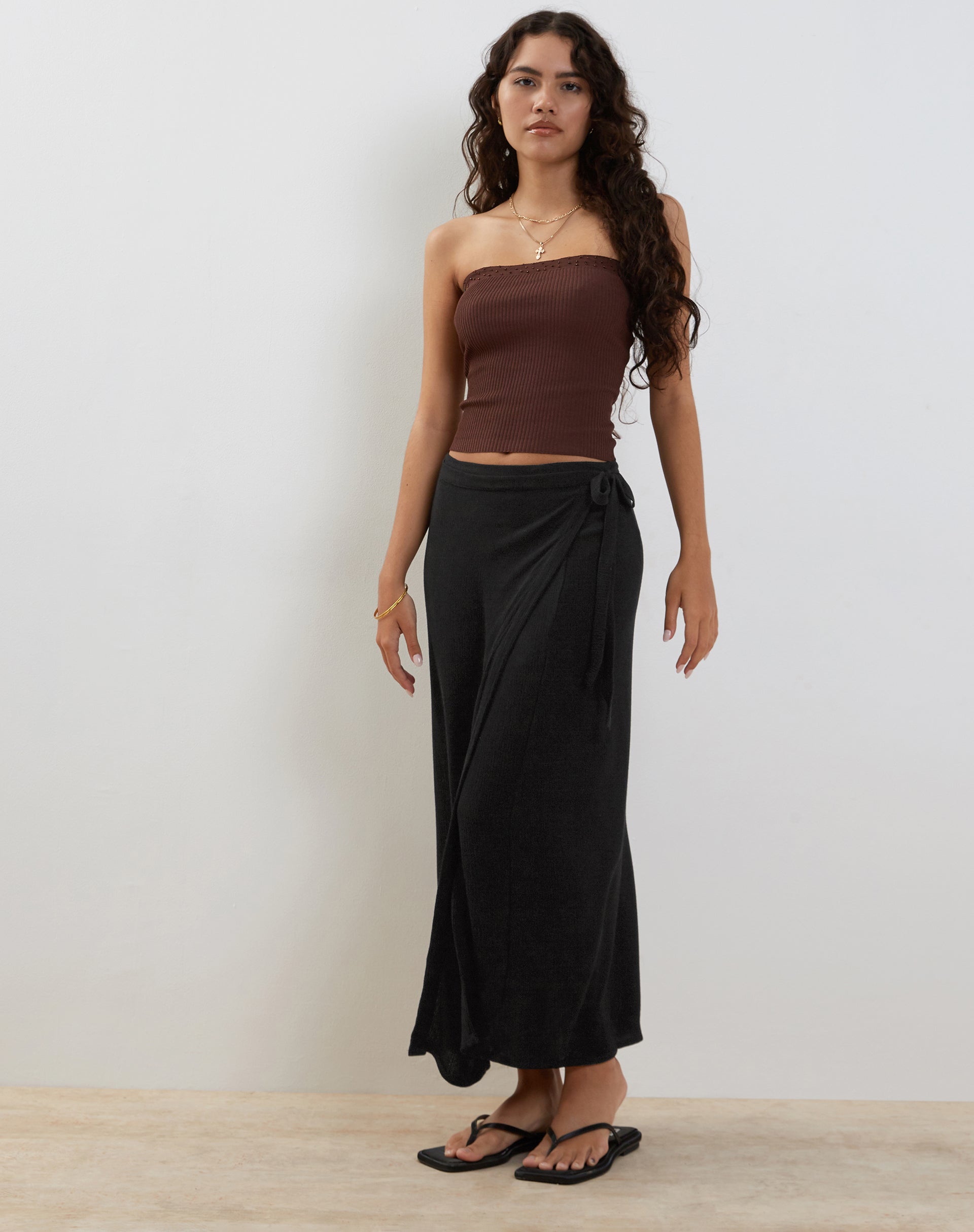 Cheap maxi sale wrap skirt