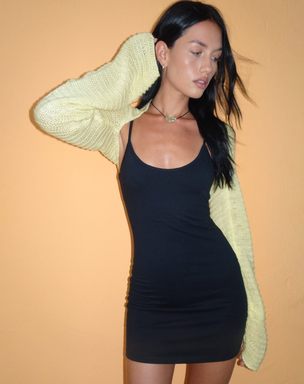 Nobila Shrug Top in Lemon