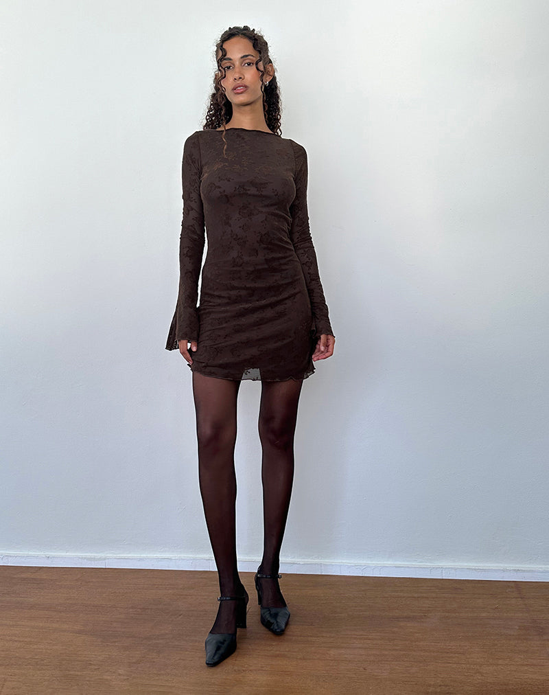 Long sleeve on sale dress with tights