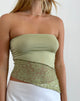 image of Shanda Lace Tube Top in Sage