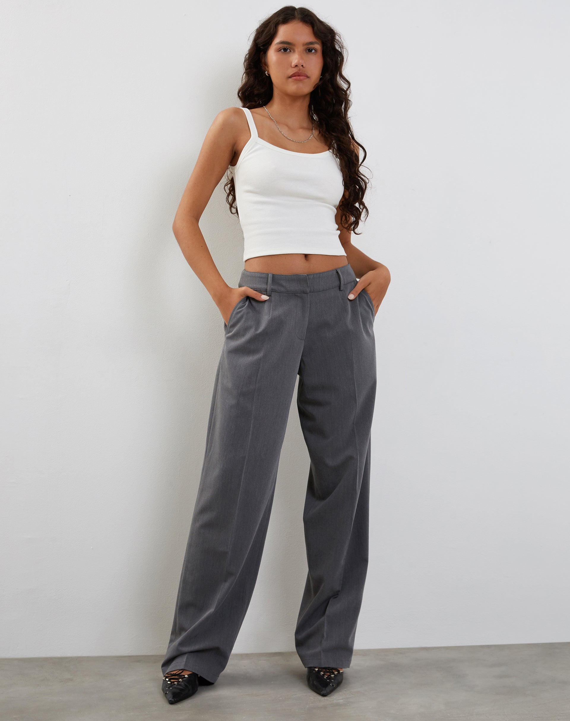 Maeve Low-Slung Trousers | Anthropologie