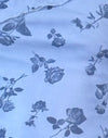 Inky Blue Floral Mesh