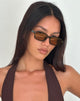 Image of Sorello Sunglasses in Black with Orange Lenses