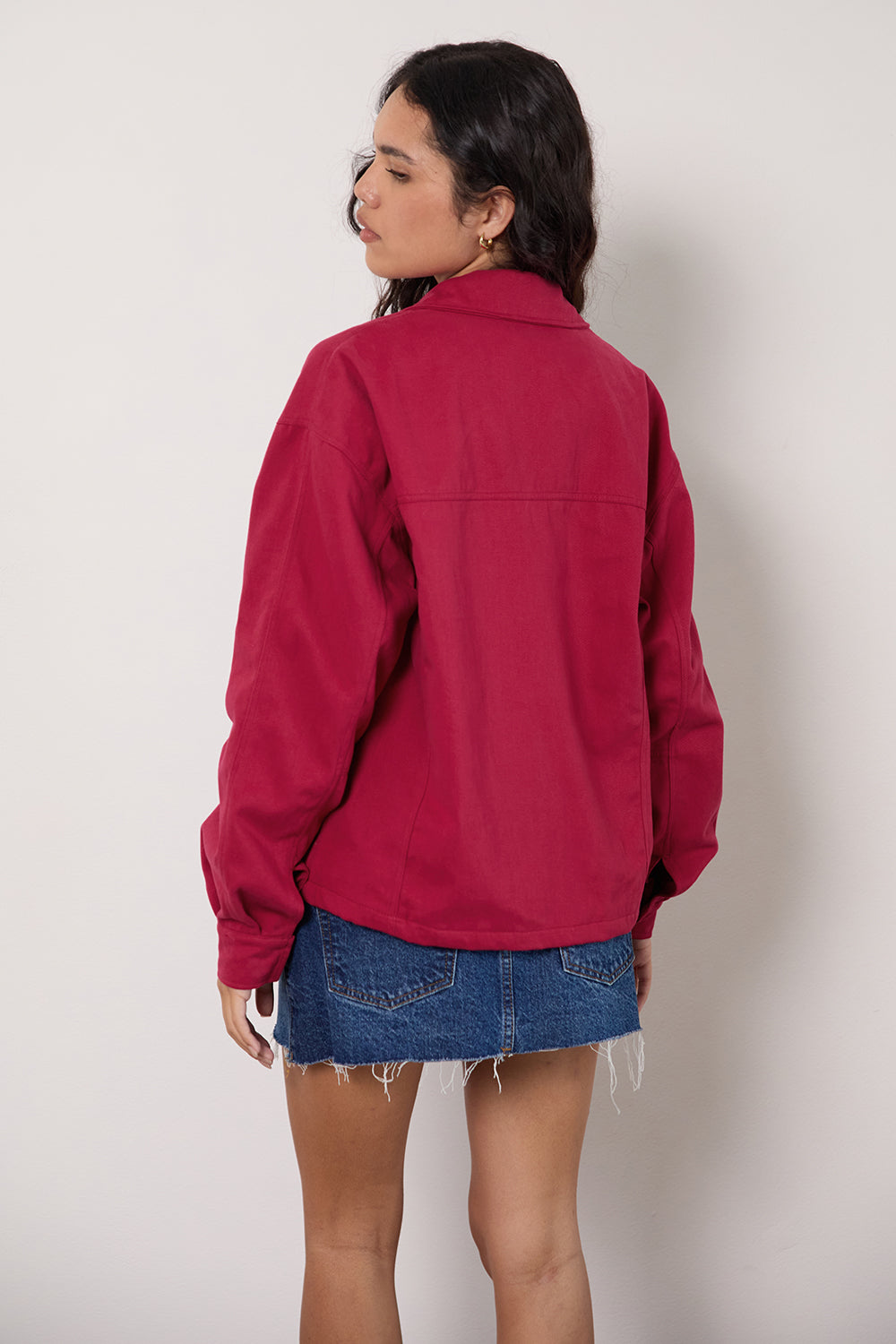 Image of Vita Bomber Jacket in Adrenaline Red