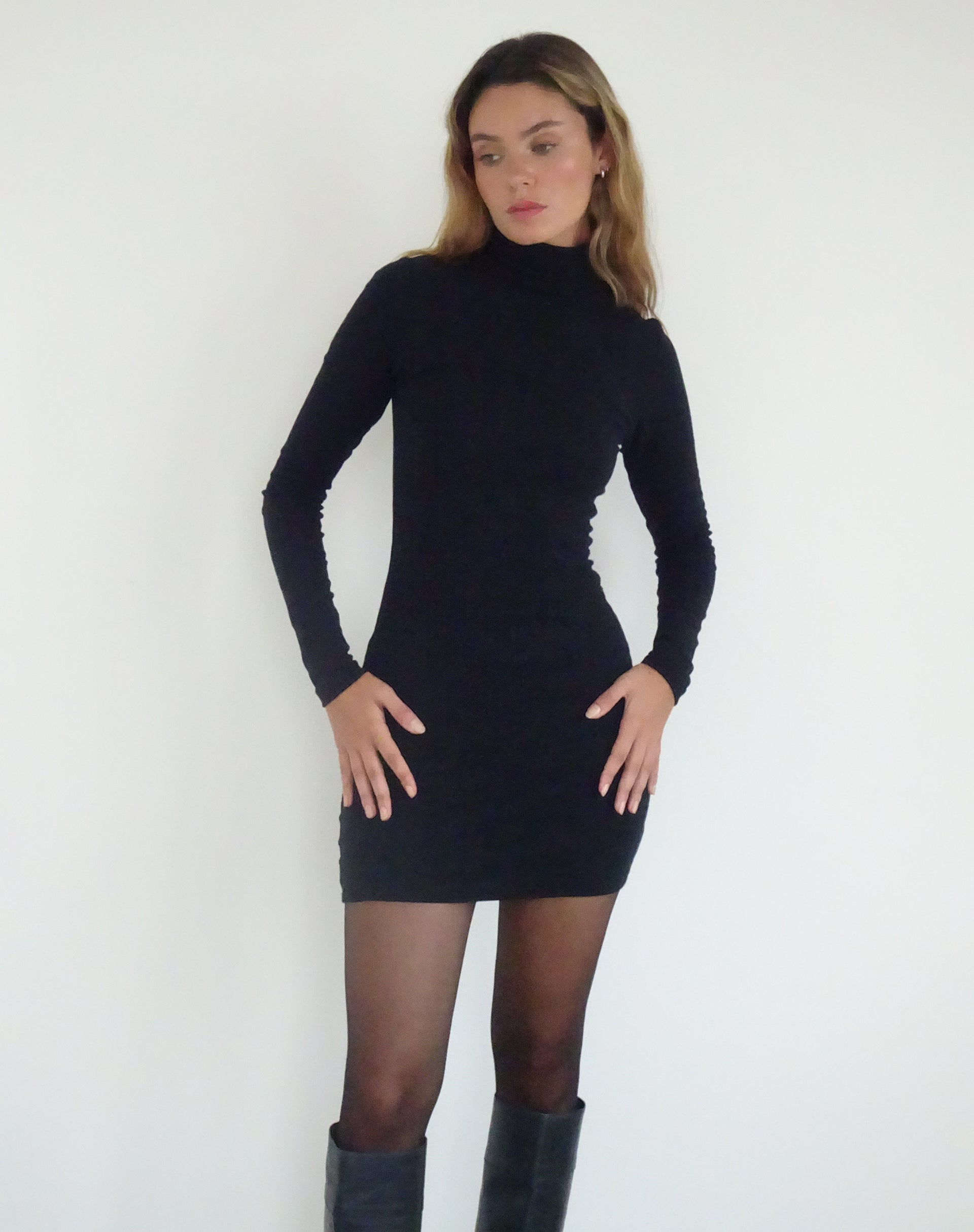 Turtleneck bodycon hot sale