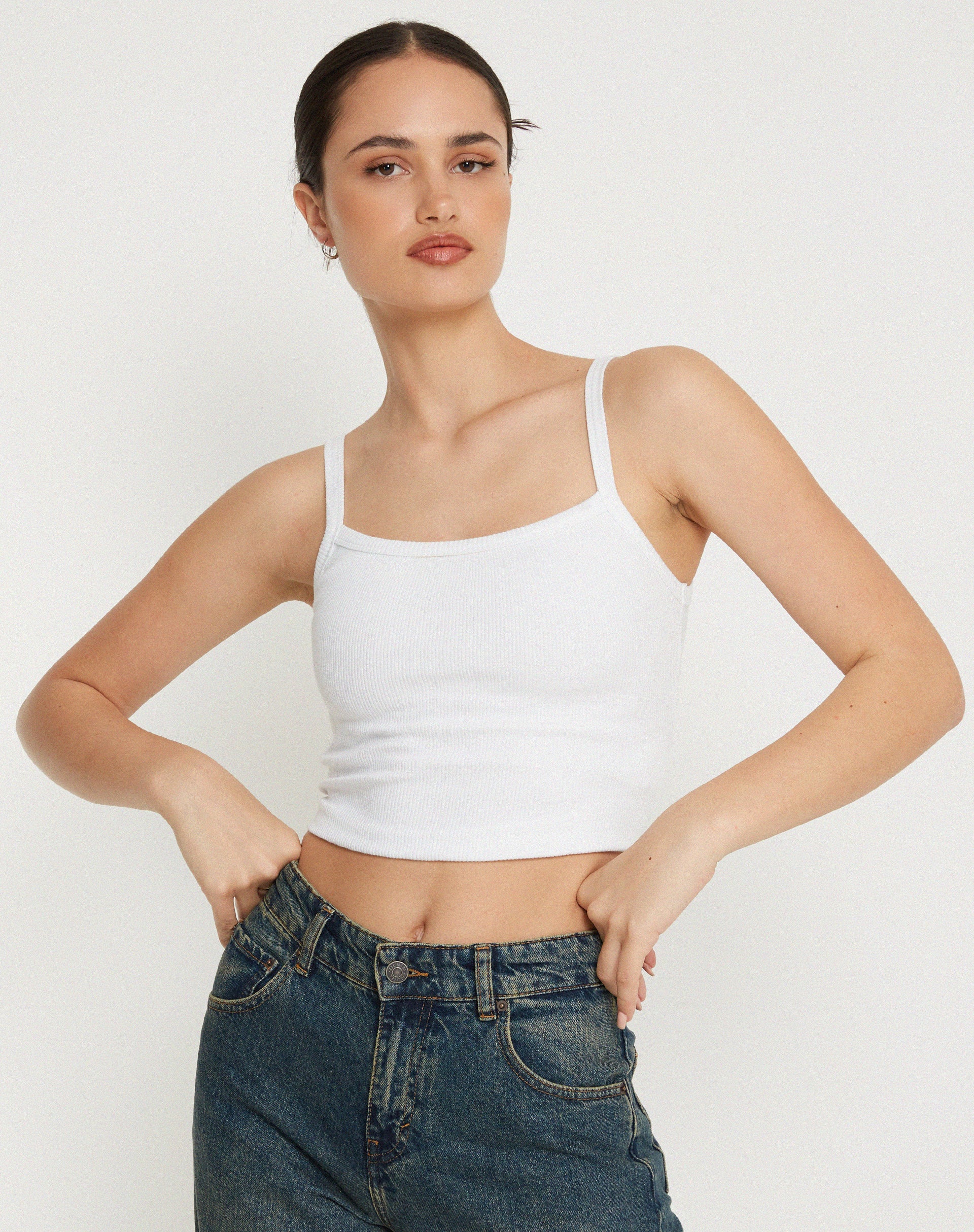 White clearance vest top