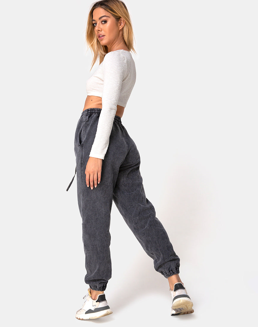 Washed outlet joggers womens